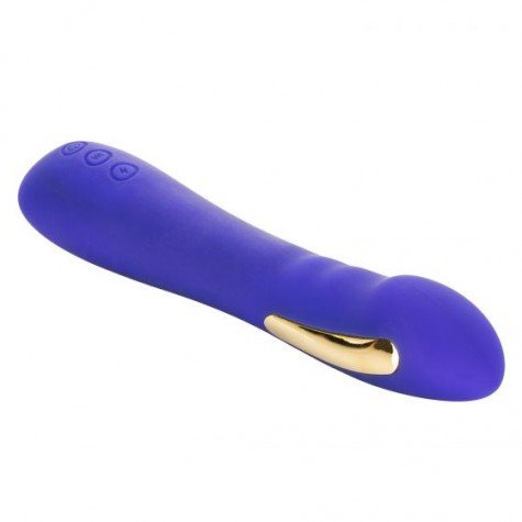 Фиолетовый вибратор с электростимуляцией Intimate E-Stimulator Petite Wand - 18,5 см.