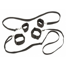 Набор увеличенного размера для фиксации на кровати Bondage Collection Bed Restraint System Plus Size